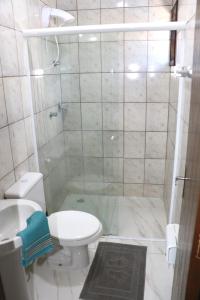 Koupelna v ubytování Pousada Áurea