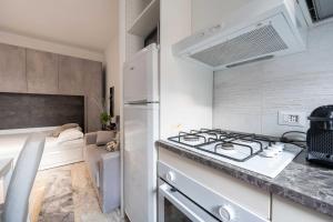 Eldhús eða eldhúskrókur á Suite 12 Milano centro parking free