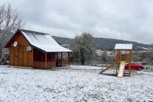Brvnara Nina v zimě