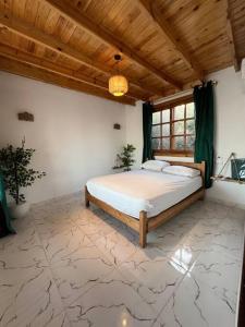 a bedroom with a bed in a room at A Sea view studio in Dahab in Dahab
