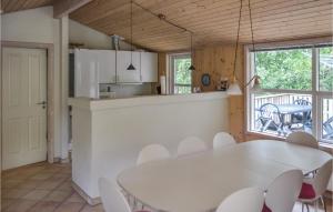 Kuchyň nebo kuchyňský kout v ubytování Holiday Home Tranebærvej Ålbæk V