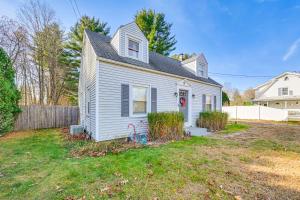 a white house with a yard in front of it at Bring Your Pet and Visit Springfield Westfield Home in Westfield
