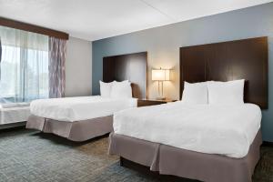 Postel nebo postele na pokoji v ubytování Best Western Plus Flint Airport Inn & Suites