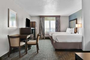 Postel nebo postele na pokoji v ubytování Best Western Plus Flint Airport Inn & Suites