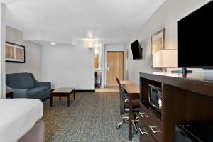TV a/nebo společenská místnost v ubytování Best Western Plus Flint Airport Inn & Suites