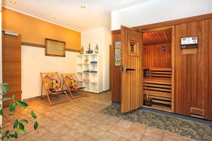Kuchyň nebo kuchyňský kout v ubytování Hotel Stecher