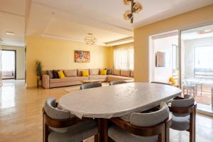 Χώρος καθιστικού στο New! Appartement les pieds dans l'eau WELCOME STAY