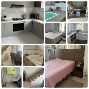 Η κουζίνα ή μικρή κουζίνα στο Deise Carla adur