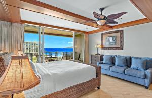 The Whaler By Maui Resort Rentals客房内的一张或多张床位