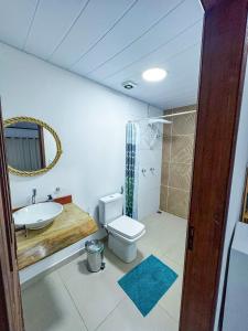 Koupelna v ubytování Flow Guest House