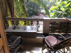 Ban công/sân hiên tại Jeet hostel and Stay Rooms