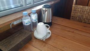 Paradiso Ocean front Bungalows的咖啡和沏茶工具