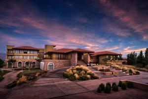 a rendering of a house with a sunset at Grace Cafayate in Cafayate