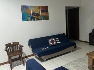 Uma área de estar em Apto térreo #3- Moradas do Pier- 2 quartos, 1 banheiro a passos da areia