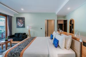 Dewangga Ubud客房内的一张或多张床位