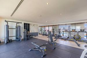 Γυμναστήριο ή/και όργανα γυμναστικής στο Ocean Skyline view apartment-Casino