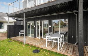 Μπαλκόνι ή βεράντα στο 3 Bedroom Lovely Apartment In Slagelse