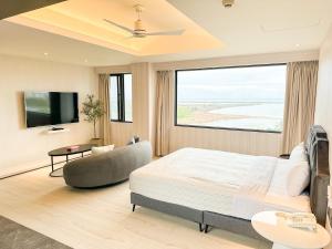 Postel nebo postele na pokoji v ubytování Fair Tale Motel - Sea