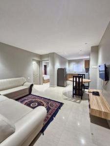 Posezení v ubytování Muziris Manor Residency