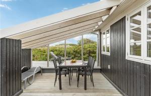 Un balcon sau o terasă la Holiday Home Slunden Fanø Denm +12 fotografii