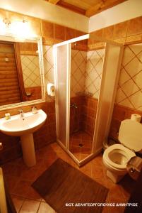 Kúpeľňa v ubytovaní Lithos
