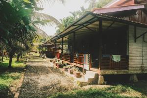 Zahrada ubytování Pondok Oma for Solo Traveller