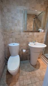 Ένα μπάνιο στο Charming Lake House nature retreat in Cotswold Water Park, South Cerney near Cirencester +13 φωτογραφίες