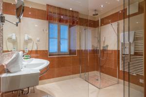 Koupelna v ubytování Posthotel Radstadt