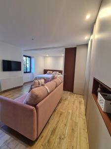 Χώρος καθιστικού στο Apartament centre de Formiguères