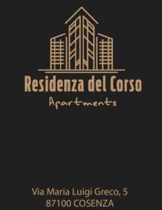 logo firmy nieruchomościowej z budynkiem w obiekcie Residenza del Corso w mieście Cosenza
