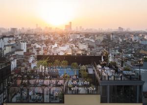 Γενική άποψη της πόλης Ανόι ή θέα της πόλης από  αυτό το ξενοδοχείο