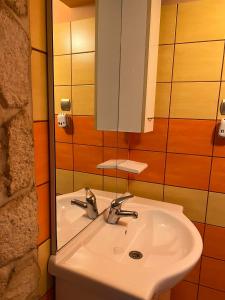 Vannituba majutusasutuses Bianka Hostel & Car Rent Budapest