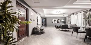 Posezení v ubytování 上海柠檬汁民宿 Shanghai lemon juic B&B -Shanghai Lemon Deluxe Room外滩南京东路步行街