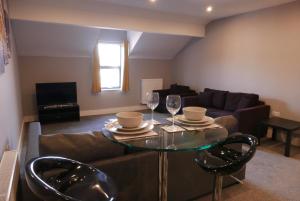 Posezení v ubytování 1 bed Apt close to Leeds Arena Sleeps up to 4 people F4