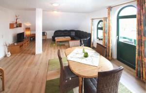 Posezení v ubytování Ferienwohnung Karlshagen