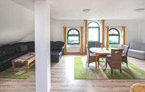 Posezení v ubytování Ferienwohnung Karlshagen