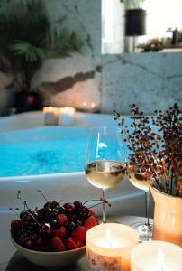 Fotografie z fotogalerie ubytování Prestige Lumineux Jacuzzi Parking privé v destinaci Mulhouse