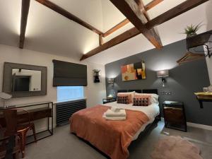 Katil atau katil-katil dalam bilik di The Cherry Tree Hotel