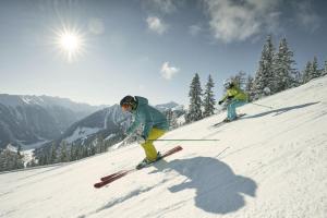 Skiing at the holiday home or nearby