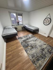 Postel nebo postele na pokoji v ubytování Schelder Gästezimmer