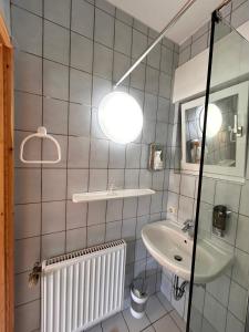 Koupelna v ubytování Wiehenkrug