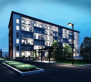 Bygningen som lejligheden ligger i