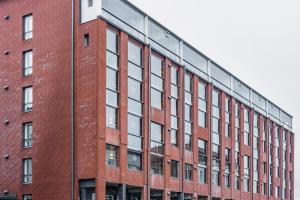 Bygningen som lejligheden ligger i