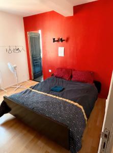 En eller flere senge i et værelse på Lilas