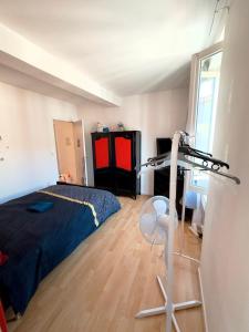 En eller flere senge i et værelse på Lilas