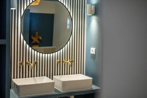 Ένα μπάνιο στο Bloublou Apartments Curaçao