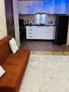 Kuchyň nebo kuchyňský kout v ubytování apartment + 3 fotografie