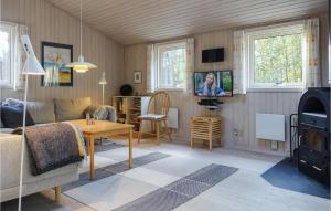 TV a/nebo společenská místnost v ubytování 3 Bedroom Beautiful Home In Nexø