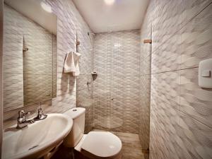 Koupelna v ubytování Hotel La Estrella de David Cartagena