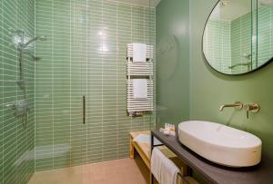 Koupelna v ubytování Hotel Krone Oettingen